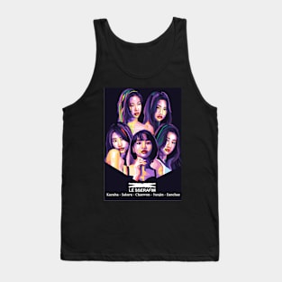 Le sserafim all member Tank Top